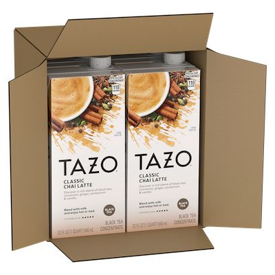 TAZO® Tea Concentrate Classic Chai Latte 1:1 6 x 32 oz - 